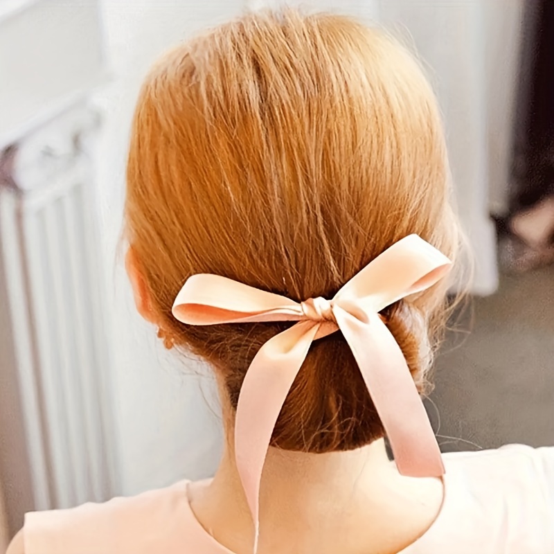 Bun Maker With Satin Ribbon Ponytail Holder DIY Hair Styler