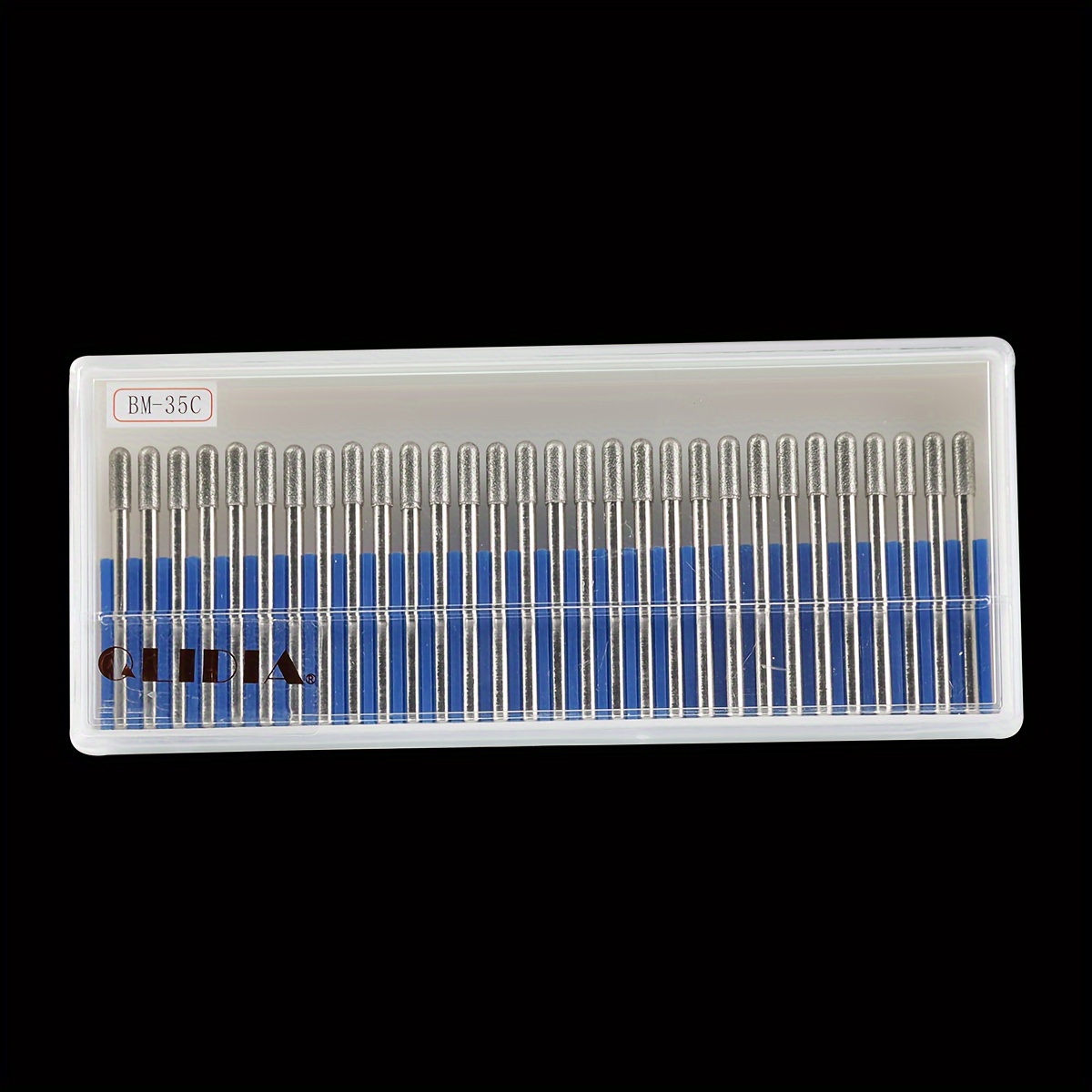 QLIDIA Diamond Mounted Points Diamond Burrs Set Jade Carving Nail Grinding Head