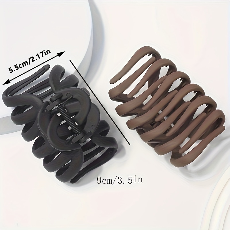  TOCESS 8 Pack Big Hair Claw Clips for Women Large