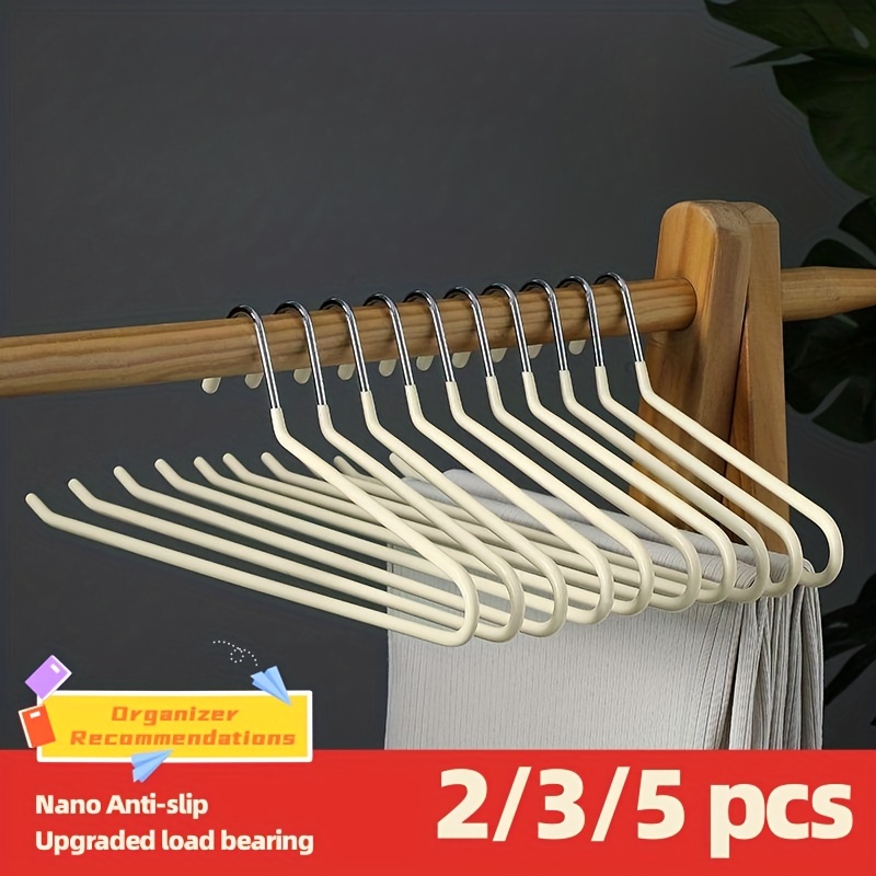 Pants Hangers Adjustable Clips Non slip Trousers Rack - Temu