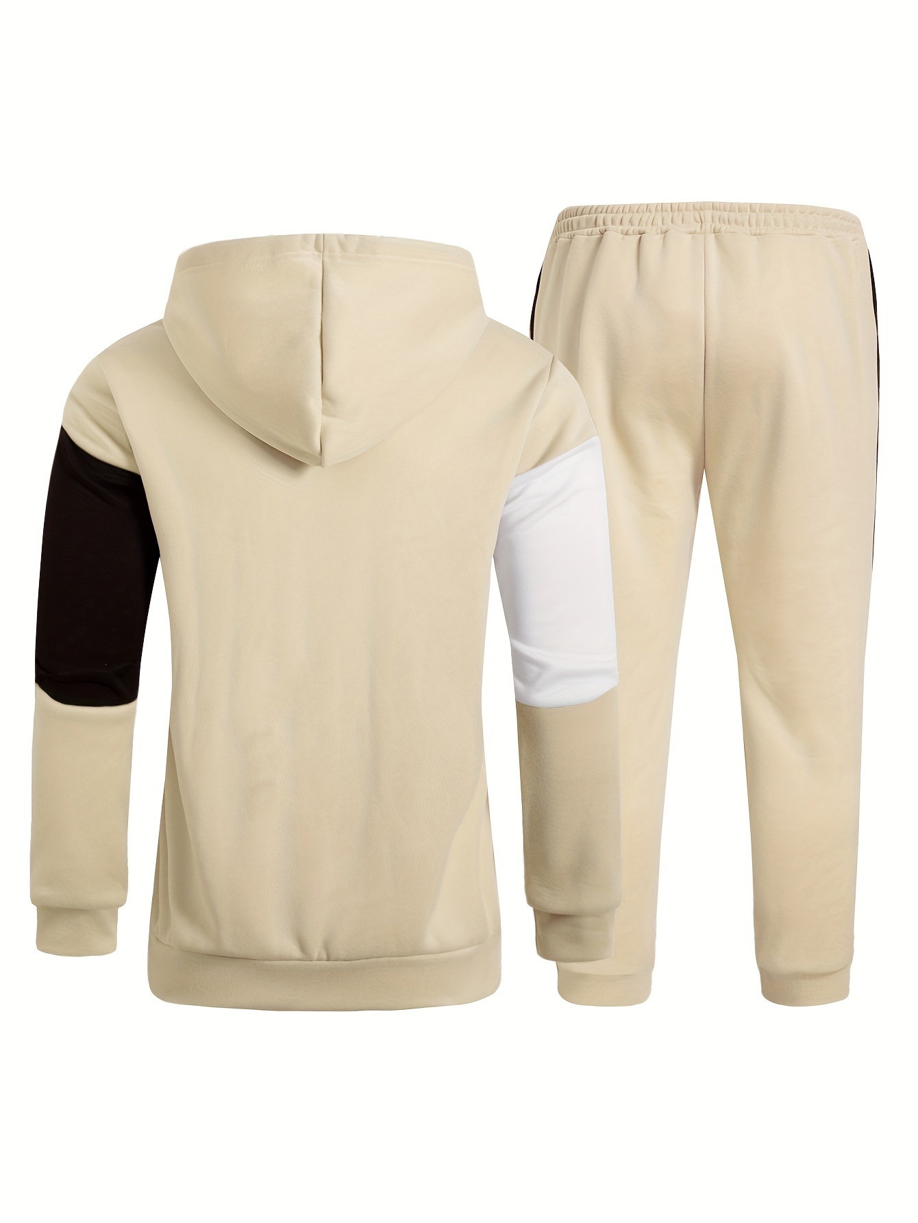 2pcs Colorblock Running Athletic Suit Zip Up Jacket & Compression Leggings