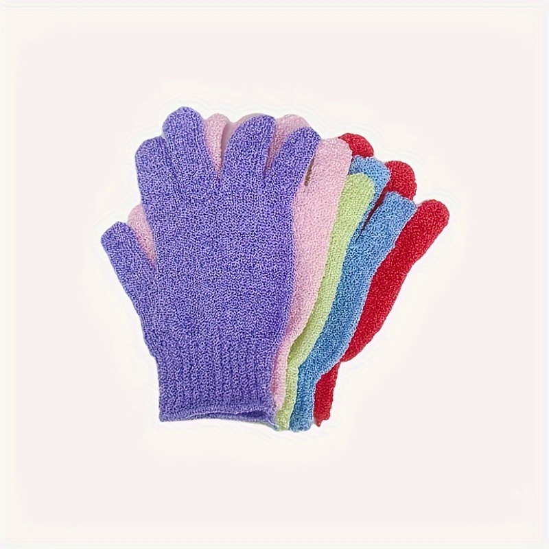 Exfoliating Shower Gloves, 5PCS Shower Scrubber for Body Shower