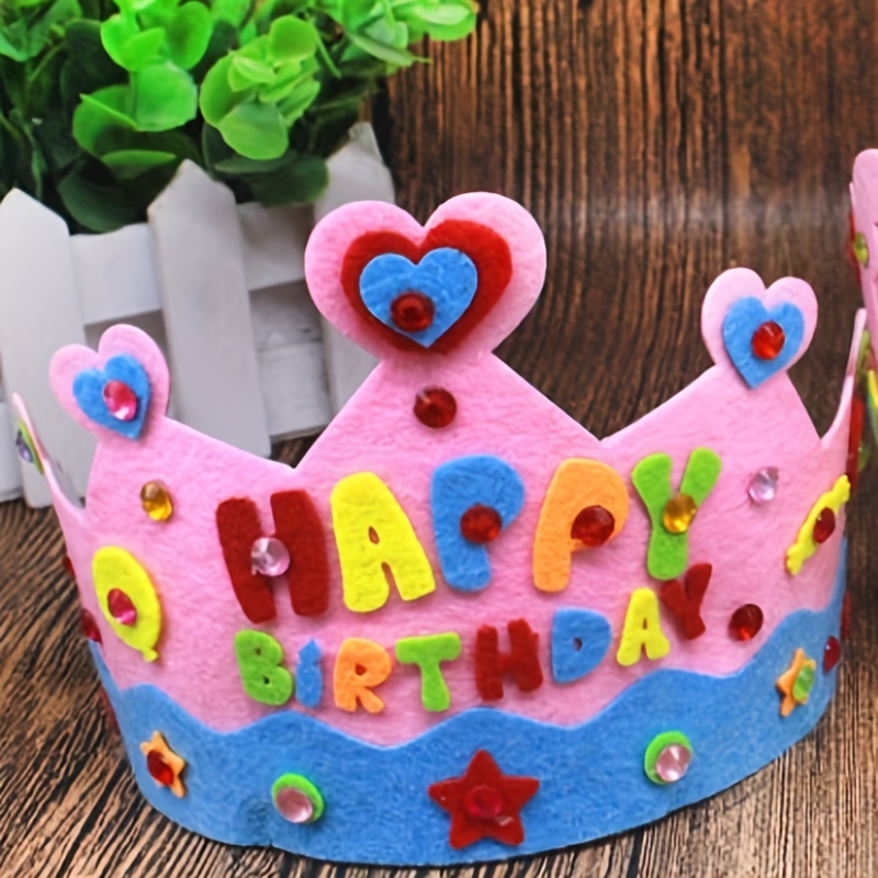 1 Pieza Sombrero De Cumpleaños De 3 Años Con Diseño De Flores Y Números,  Sombrero De Corona Para Niños, Accesorio De Cabello Al Estilo De Moda Para  La Fiesta De Bebé, Cumpleaños