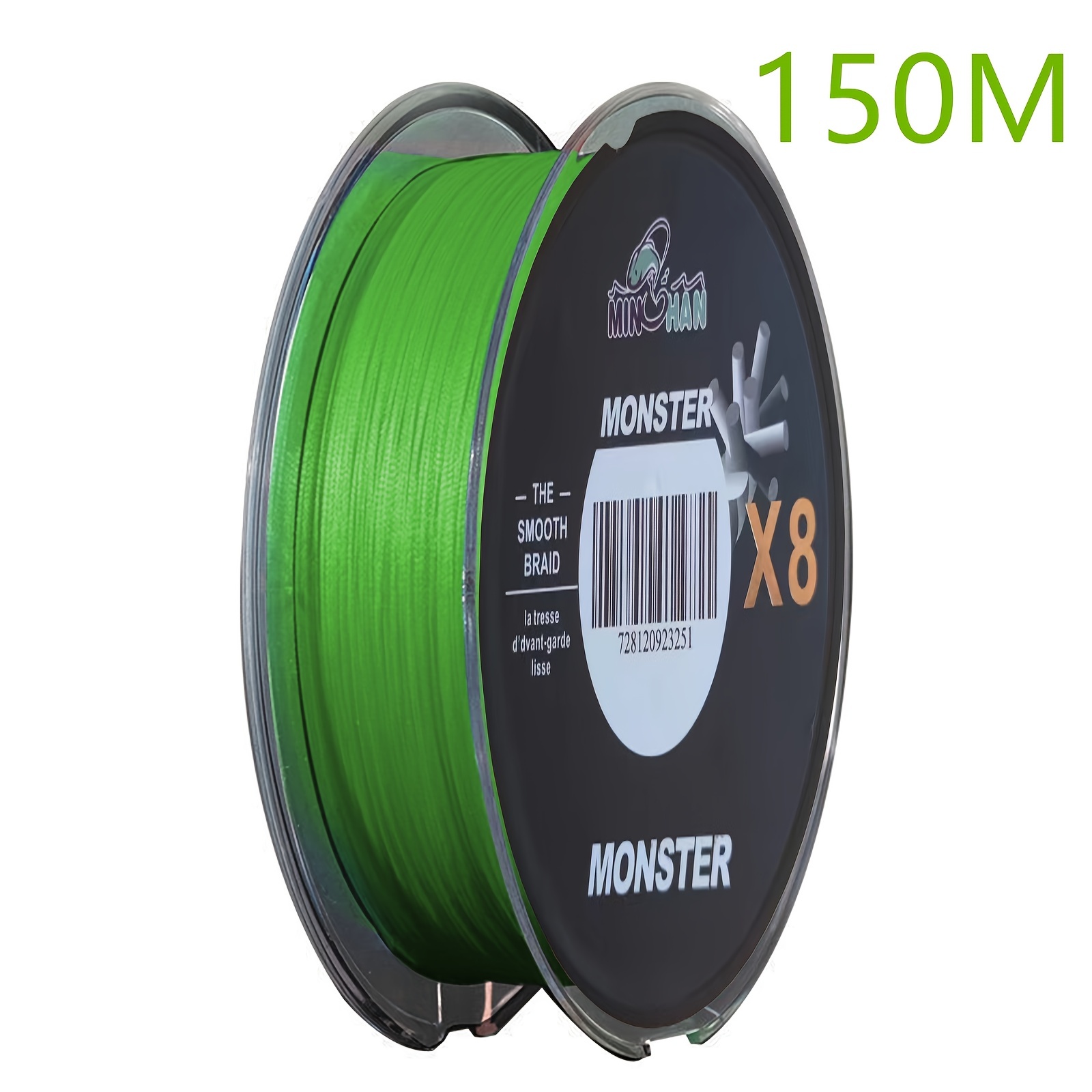 1set Lure Special Pe Line 8 Braids Green 150m 492 13ft Super Long Range  Casting Smooth And Non Fading Super Strong Pulling Fishing Line Fishing  Tackle - Sports & Outdoors - Temu Sweden