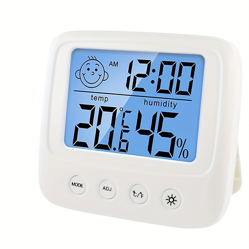 Digital Lcd Indoor Convenient Temperature Sensor, Humidity Meter Thermometer  Hygrometer Gauge - Temu