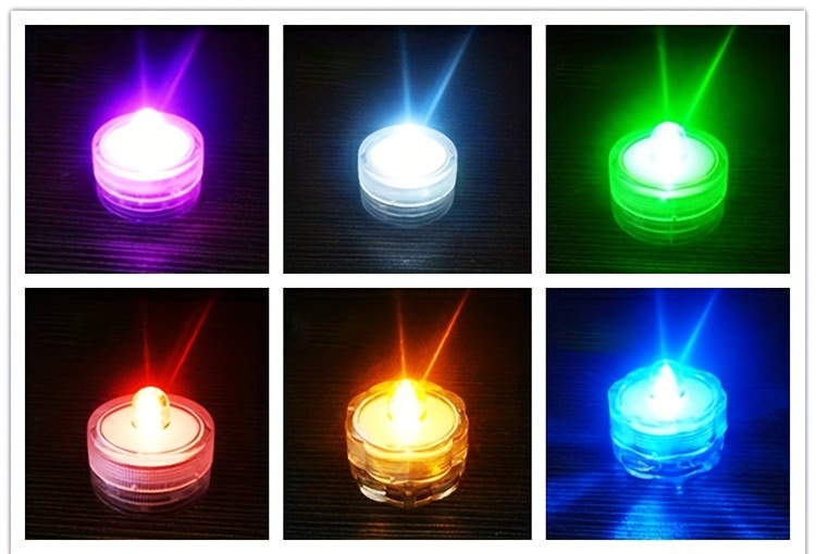 9 Colors Submersible Led Lights waterproof Tea Lights - Temu Germany