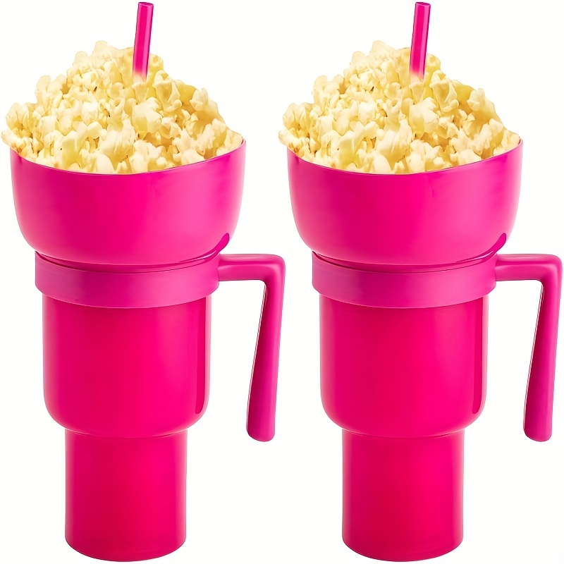 Stadium Tumbler With Snack Bowl 1 Travel Snack Drink Cup - Temu