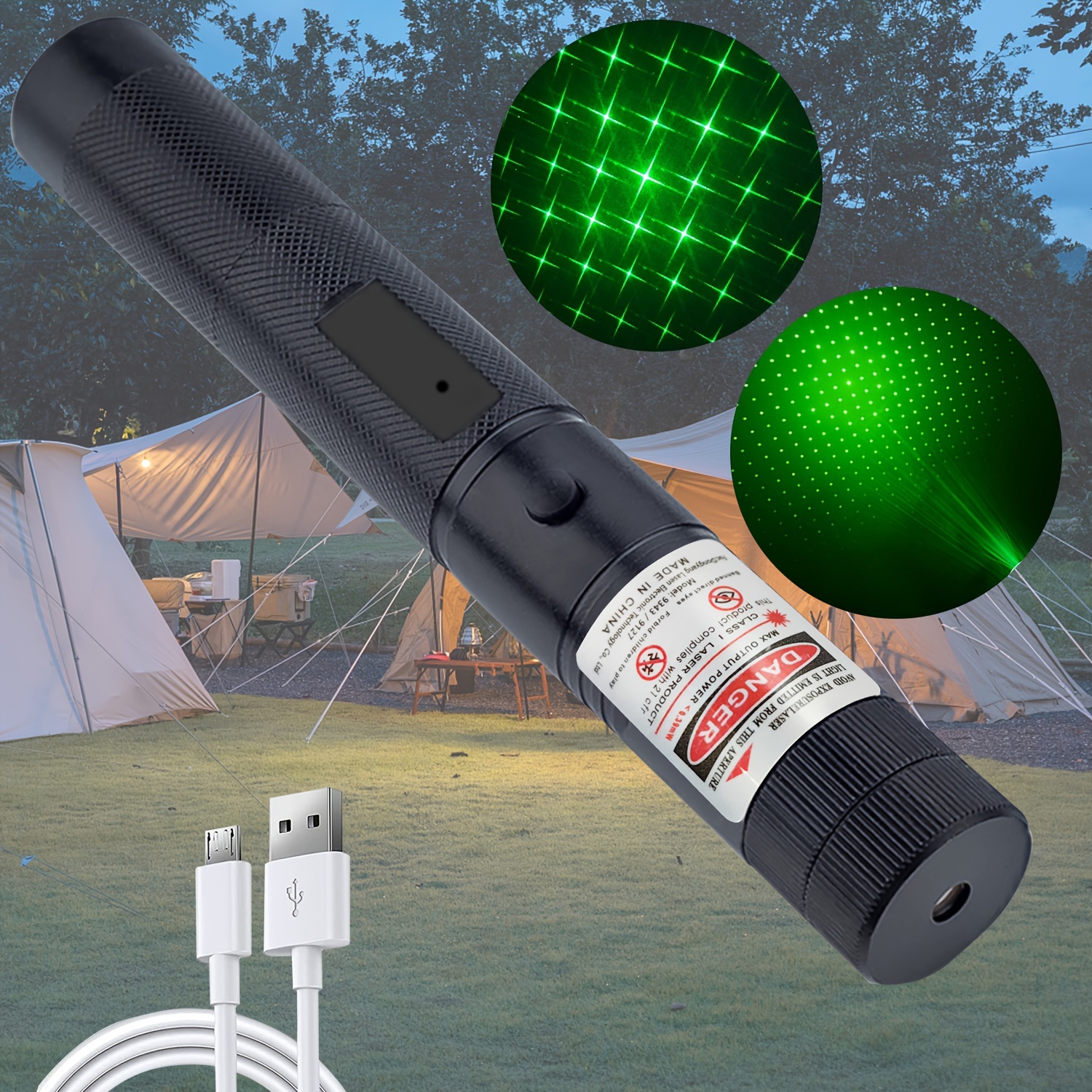 Pointeur laser haute puissance Mise au point réglable 303 Point