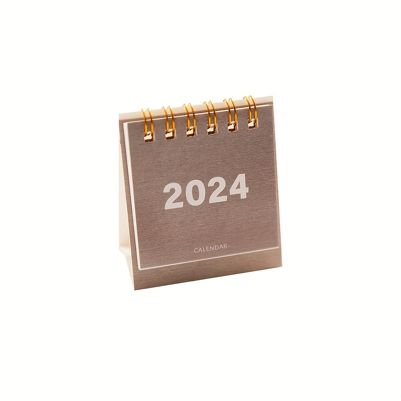 Acheter Nouveau 2024 Simple couleur unie Mini calendrier de bureau