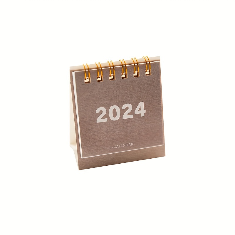 2024 Mini Desktop Stand up Calendario Agenda Annuale Casa - Temu