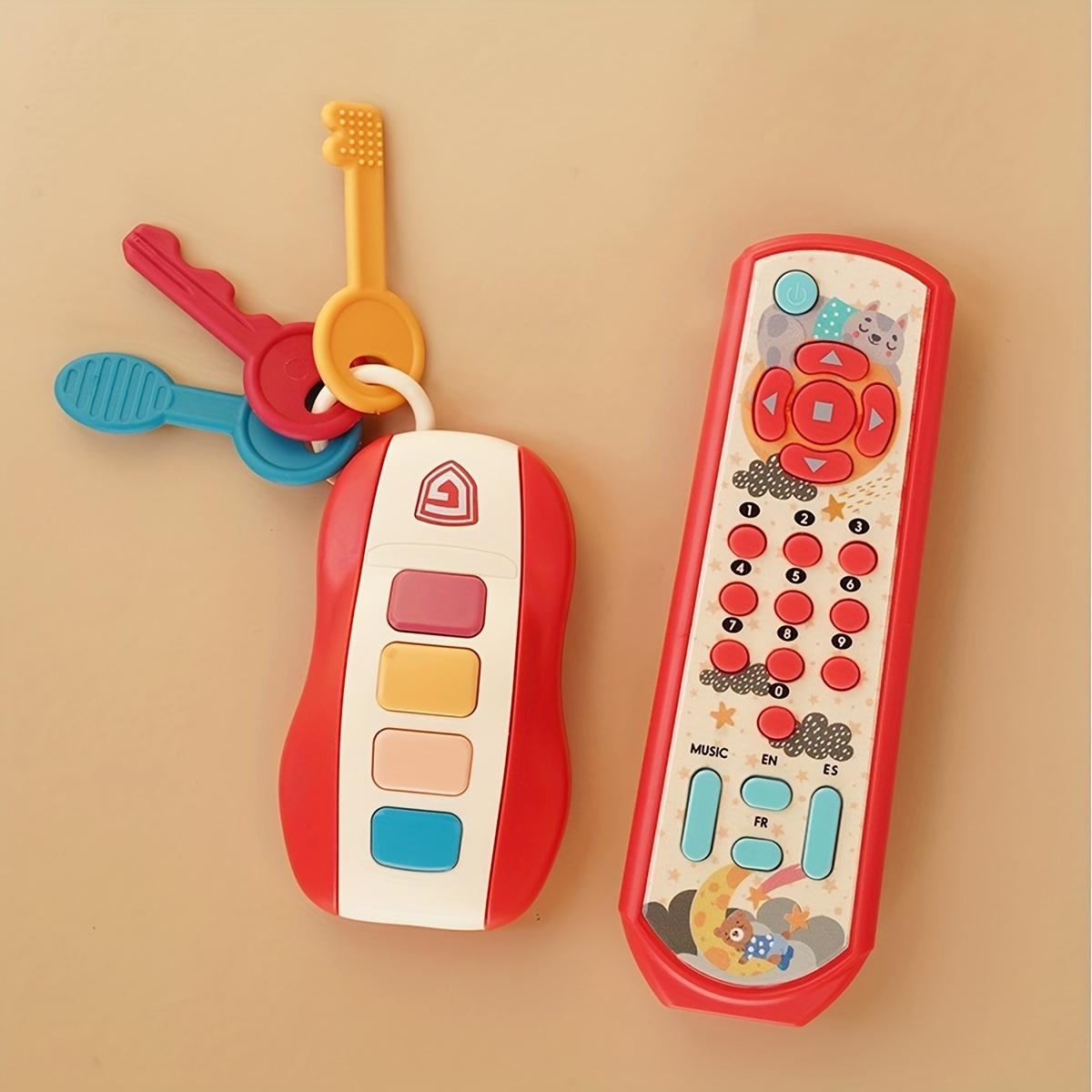 Baby TV Remote Control Kids Musical Early Educational Toys Simulation Remote  Control Children Learning Toy with Light Sound
