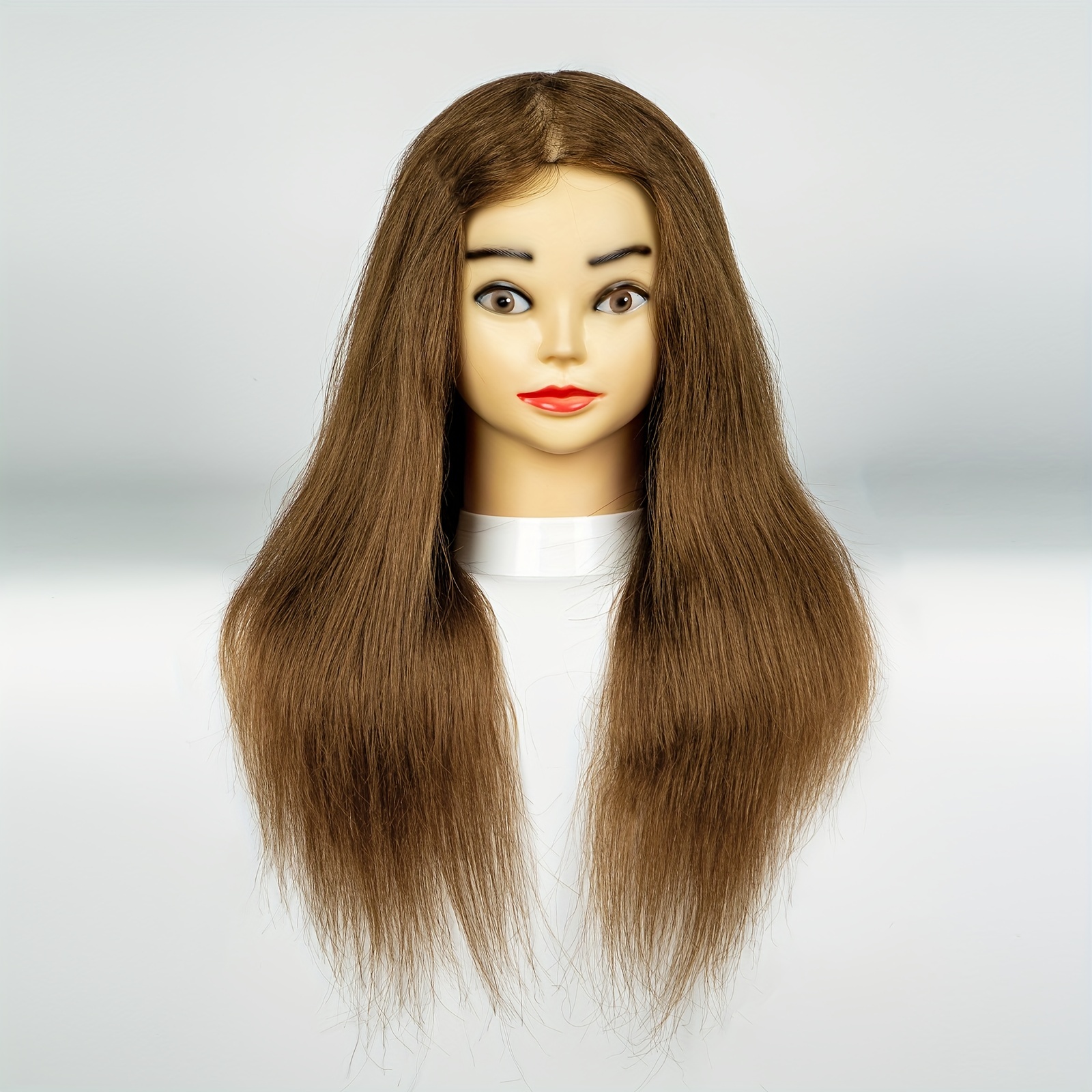 Mannequin Head With Human Hair Straight Training Head - Temu Austria