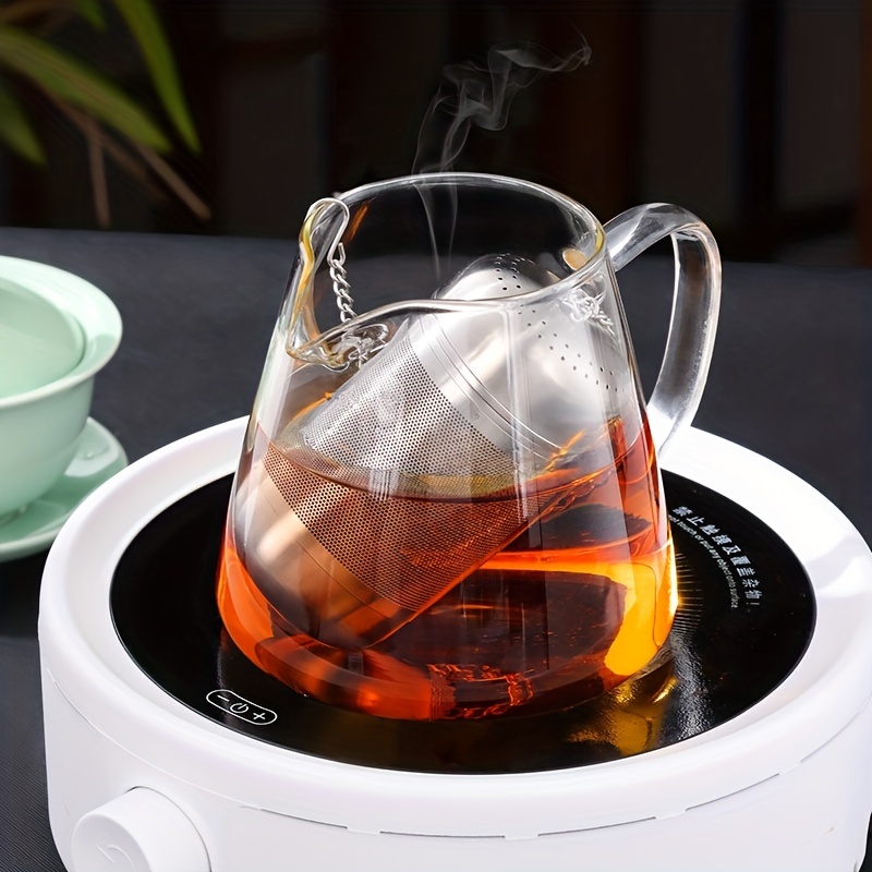 Infuseur à thé en vrac en acier inoxydable avec chaîne Passoire en maille  fine pour thé