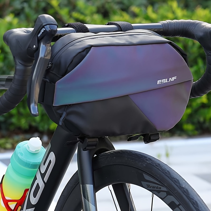 Bolsa para manillar de bicicleta, bolsa de almacenamiento portátil  impermeable para teléfono para bicicleta de montaña, bicicleta de  carretera, ciclis