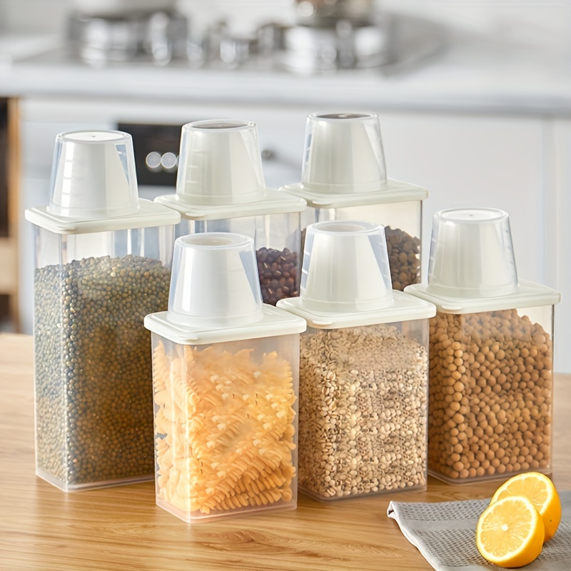 Container Sets Glass Storage Jar Food Storage Container With - Temu