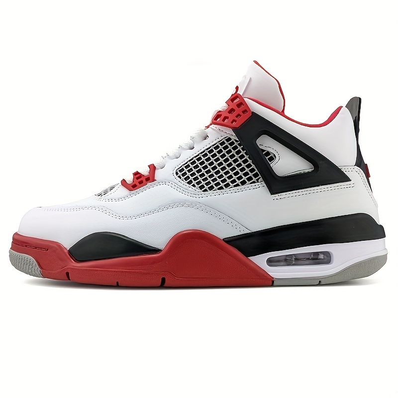 Mens Trendy High Top Basketball Sneakers Casual Outdoor Basketball ...