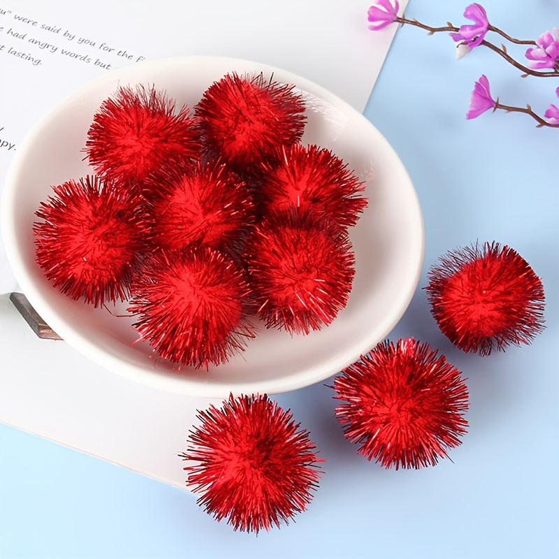 Sparkle Craft Balls Tinsel Pom Poms Fruit Green: DIY Decoration Supplies  Multi Size Glitter For Handmade Crafts From Angelcheng2013, $11.11