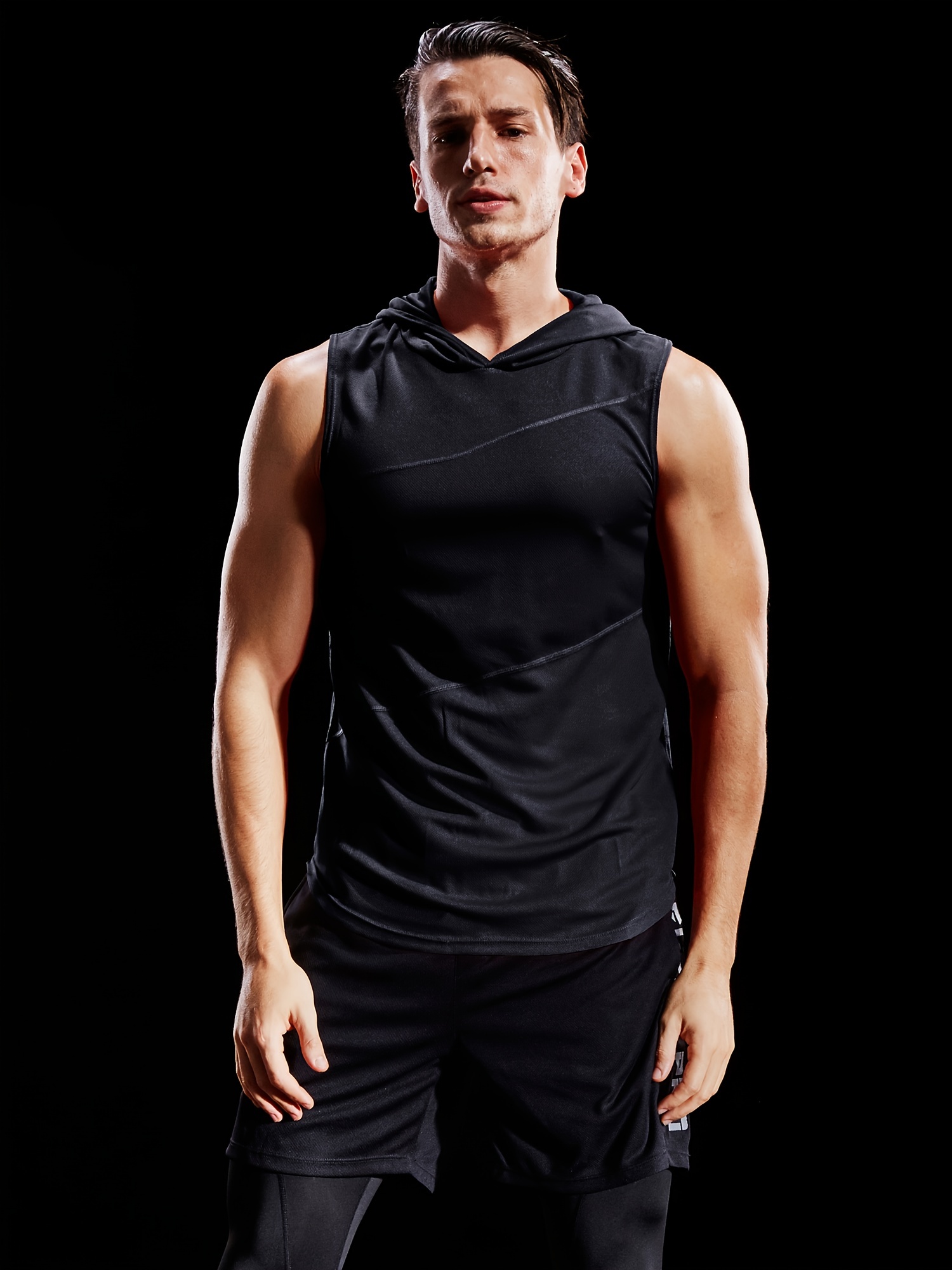 Men's Sleeveless Workout Sport Vest Quick Dry Athletic Tank - Temu
