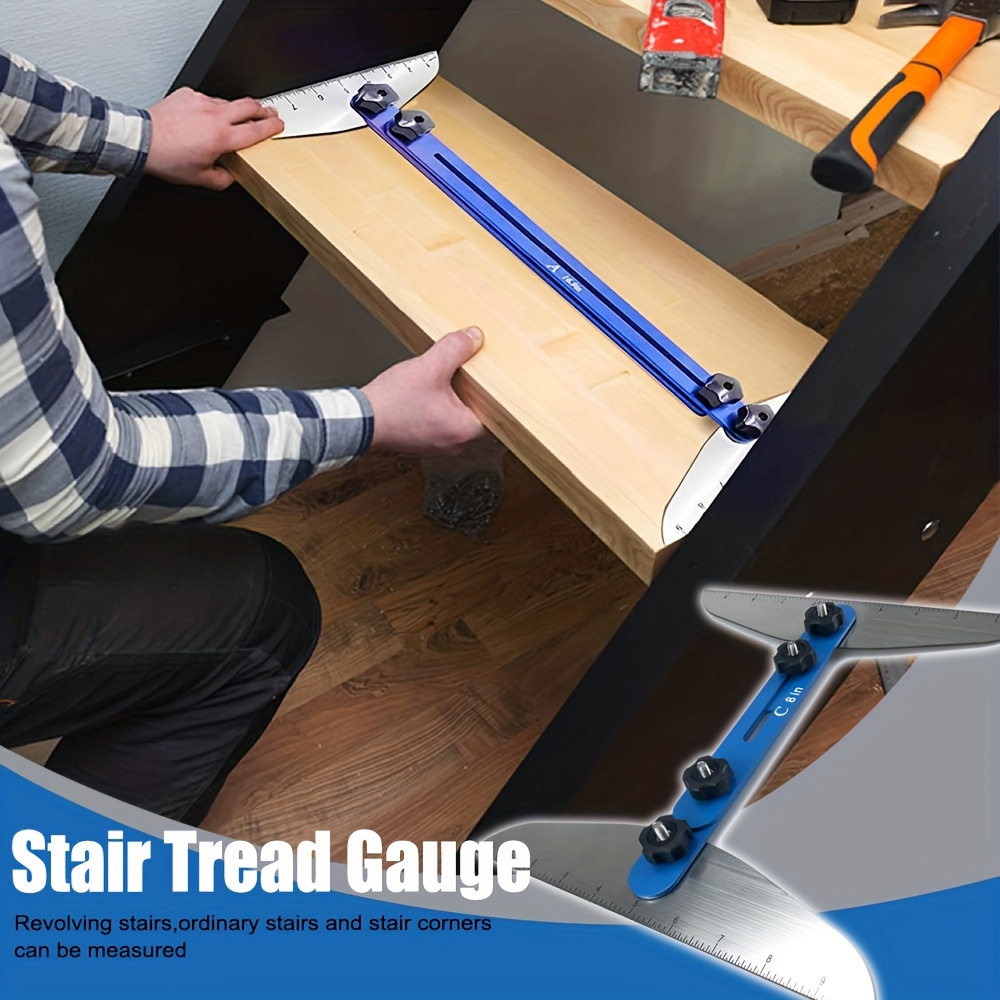 Stair Gauge Aluminum Alloy Rafter Stair Layout Framing Jig - Temu