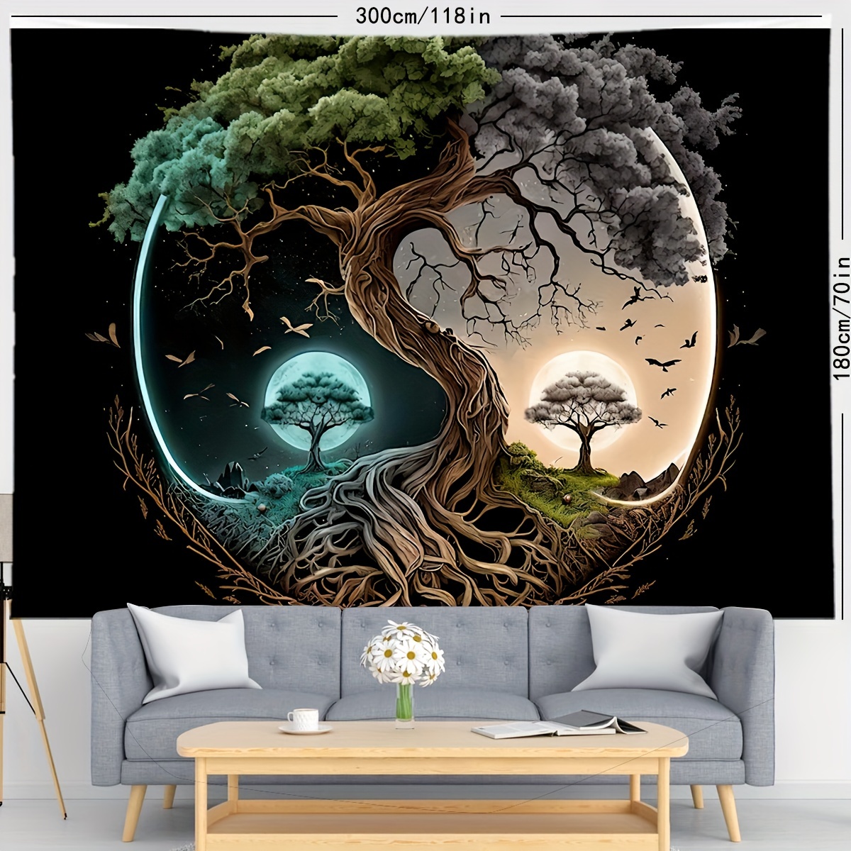 1pc TV Women Tapestry Wall Hanging For Room, Tie Dye Tapestry, Wall Hanging  Dorm Decor, Bedroom Tapestry, Room Decoration Background, With Free Instal