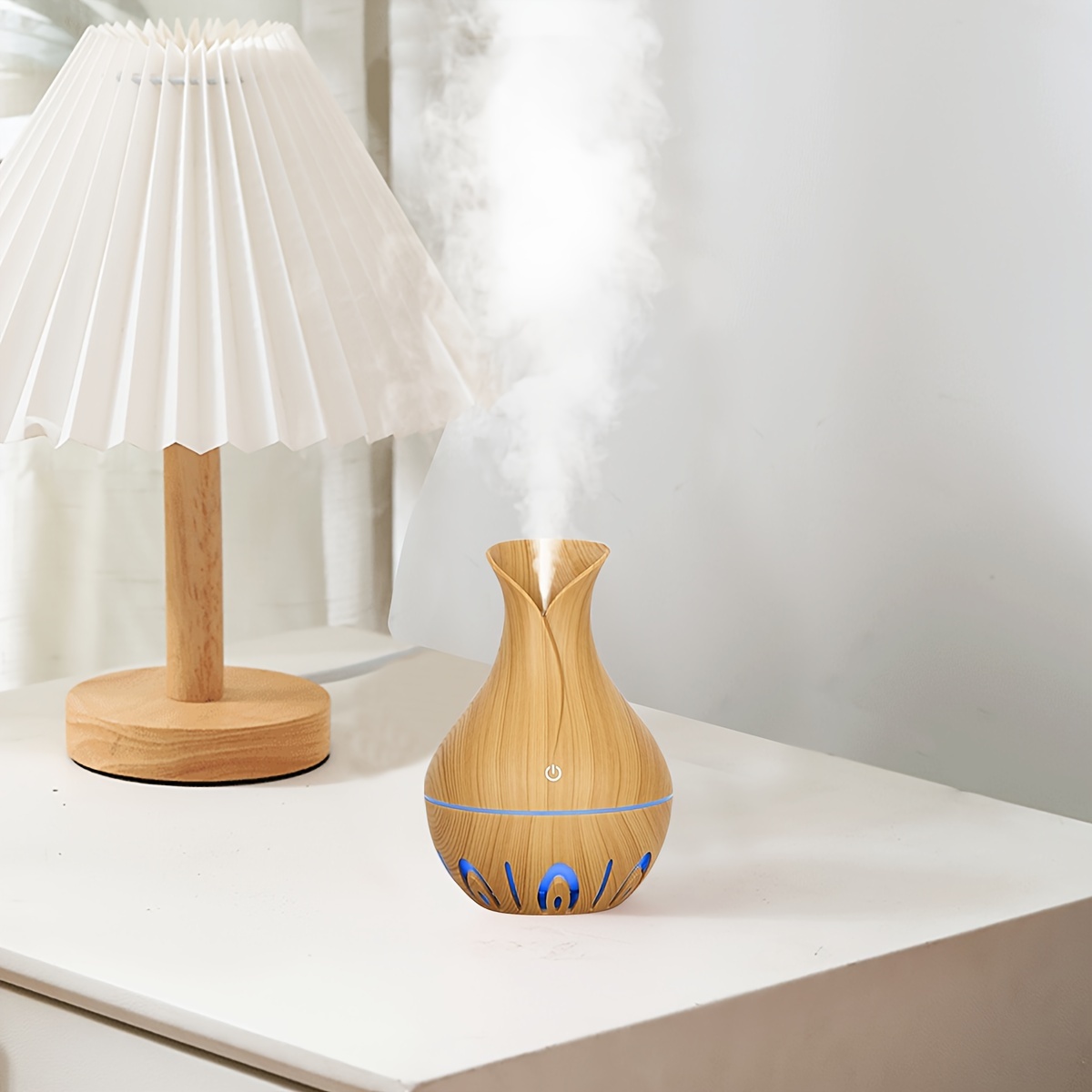 Humidificador Difusor Aromaterapia Diamante Mágico Luz Led