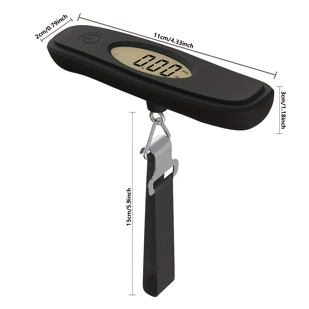 High Precision Luggage Scale, Digital Scale, Heavy Duty Weight Scale,  Backlight Hanging Scale, Ultra Portable Scale, Suitcase Scale With 4 Units  Conversion For Travel, Household, Outdoor And Gifts - Temu
