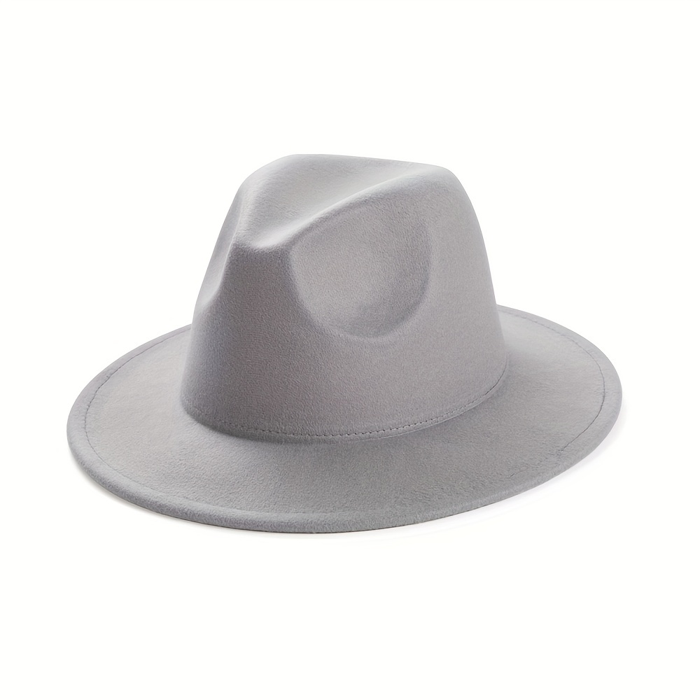 Sombreros de fieltro de ala ancha de Panamá para hombre, sombreros