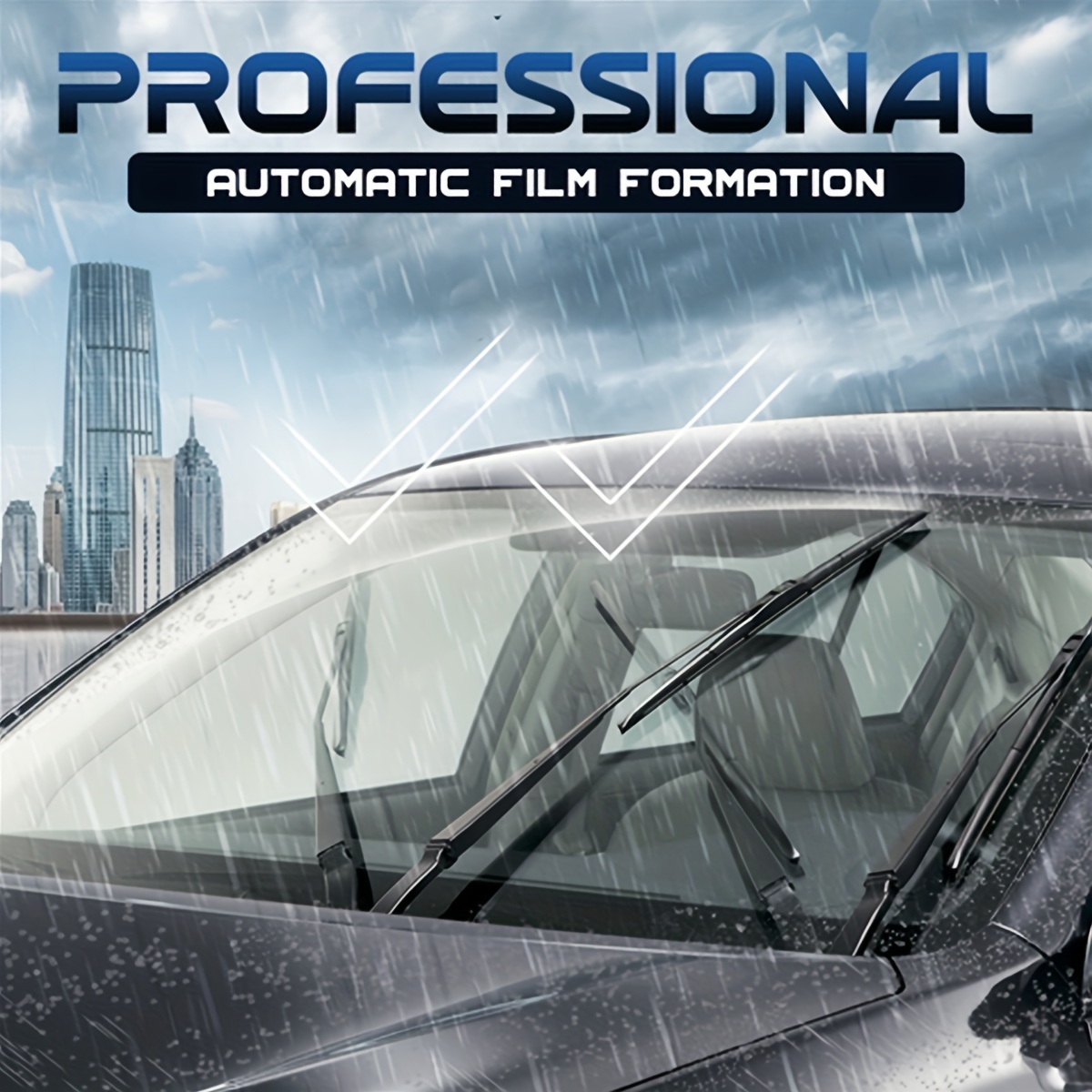 1x 50ml Car Windshield Glass Coating Agent Hydrophobic Water Rain Repellent  Tool