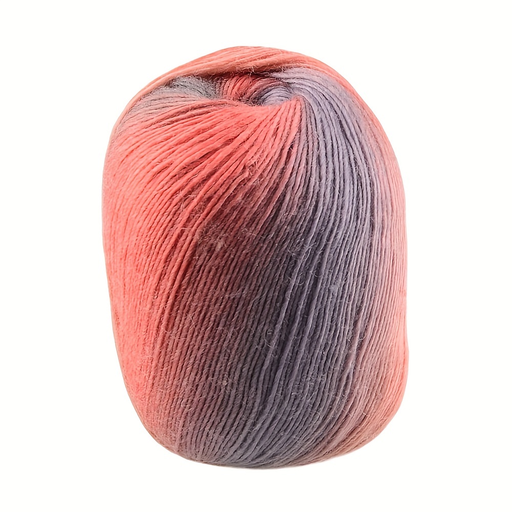 60% Wool Rainbow Yarn For Crocheting 40% Man Made Fiber Acrylic