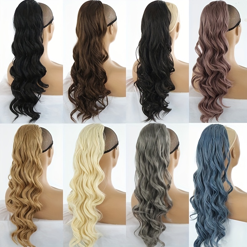 Long Straight Drawstring Ponytail Extensions