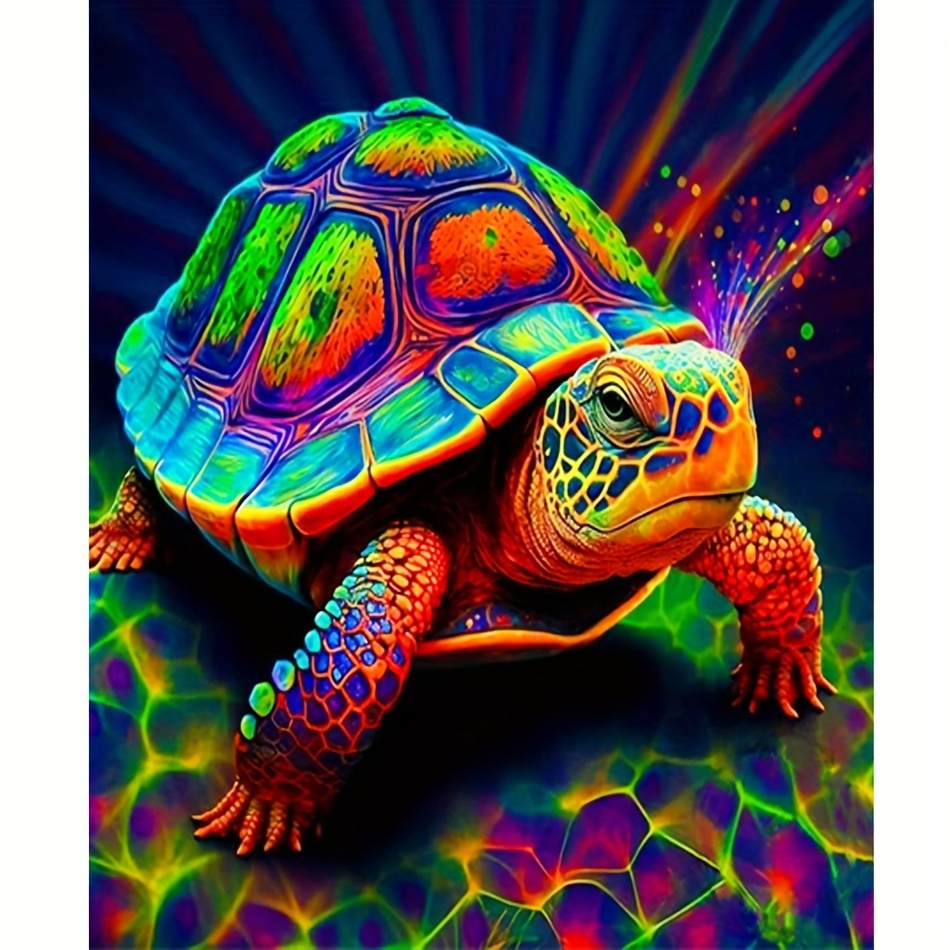 Acrylic Painting Set Sea Diy Paint By Numbers For Adults Beginner Colorful  Sea Turtle Paint By Numbers Kit Ocean Animal Painting By Numbers For Adults  Drawing Paintwork With Paintbrushes - Temu New