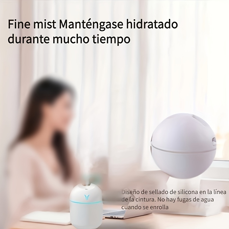 Conveniente Hogar Dormitorio Coche Recargable Aire Humedad USB Luz Nocturna  Atomizador Humidificador - Temu Mexico