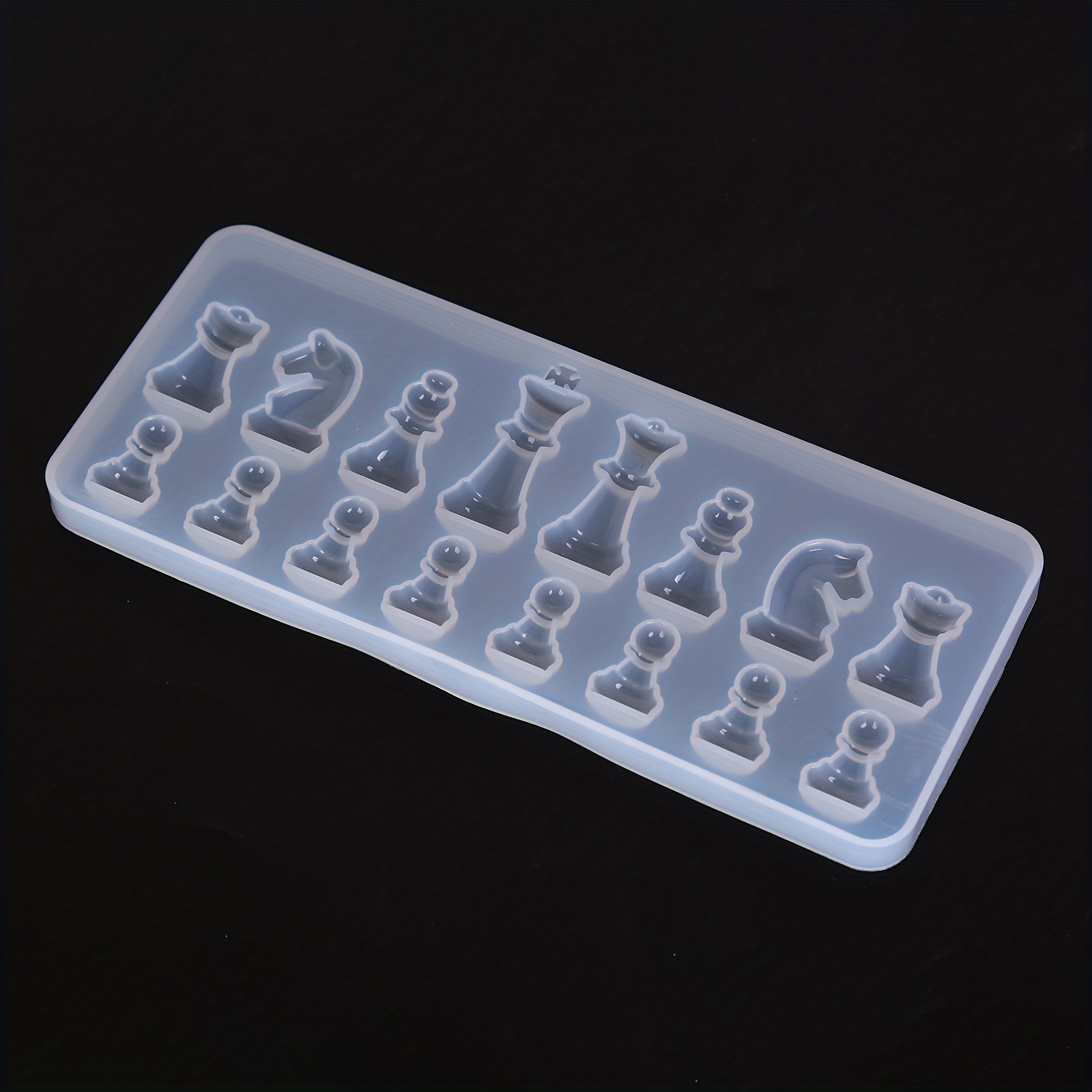 1pc Internazionale Pezzi Scacchi Stampo In Silicone Resina - Temu Italy