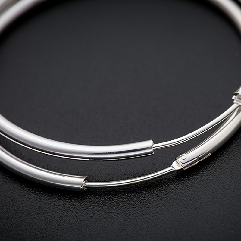 Women's Exaggerated Classic Hoop Earrings, Different Sizes