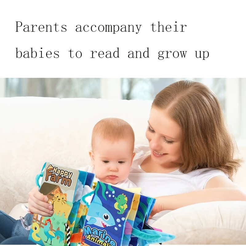 Libros Para Bebés Juguetes Libro De Tela Suave Para Bebés - Temu