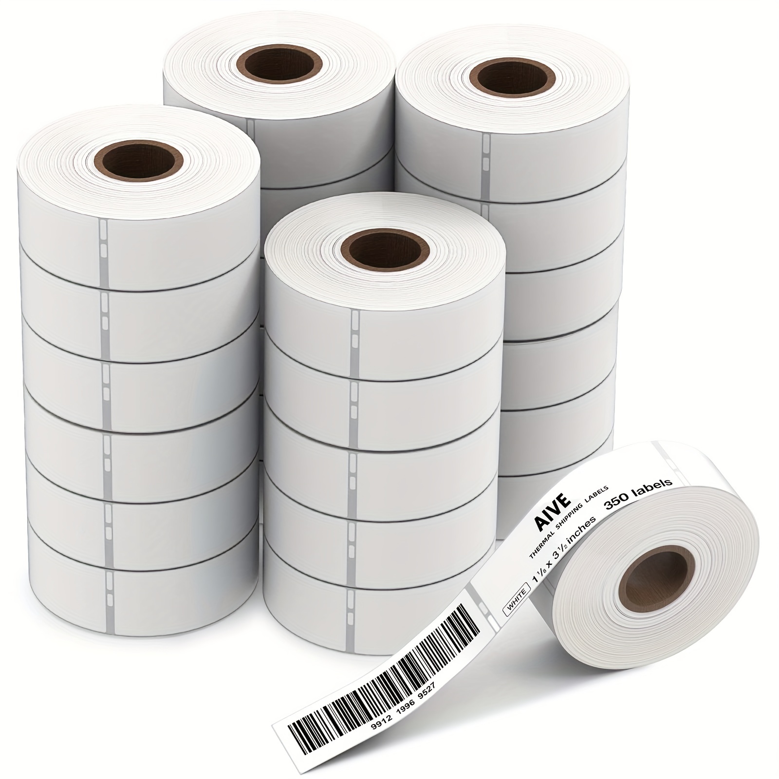 LabelValue.com | Dymo 30252 Address Labels - (1-1/8 x 3-1/2) for Dymo  450, 4XL, Zebra Desktop Printers - 2 White Rolls Per Pack