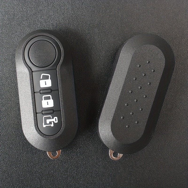 RFC 3 button flip key case for Fiat 500 remote fob 2008 - 2020