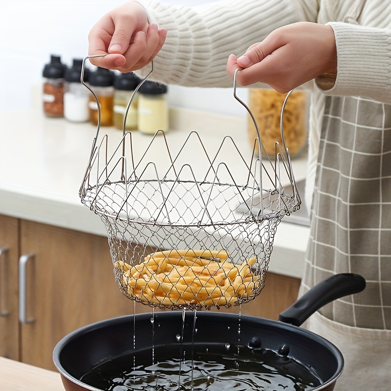 Foldable Steam Rinse Strainer