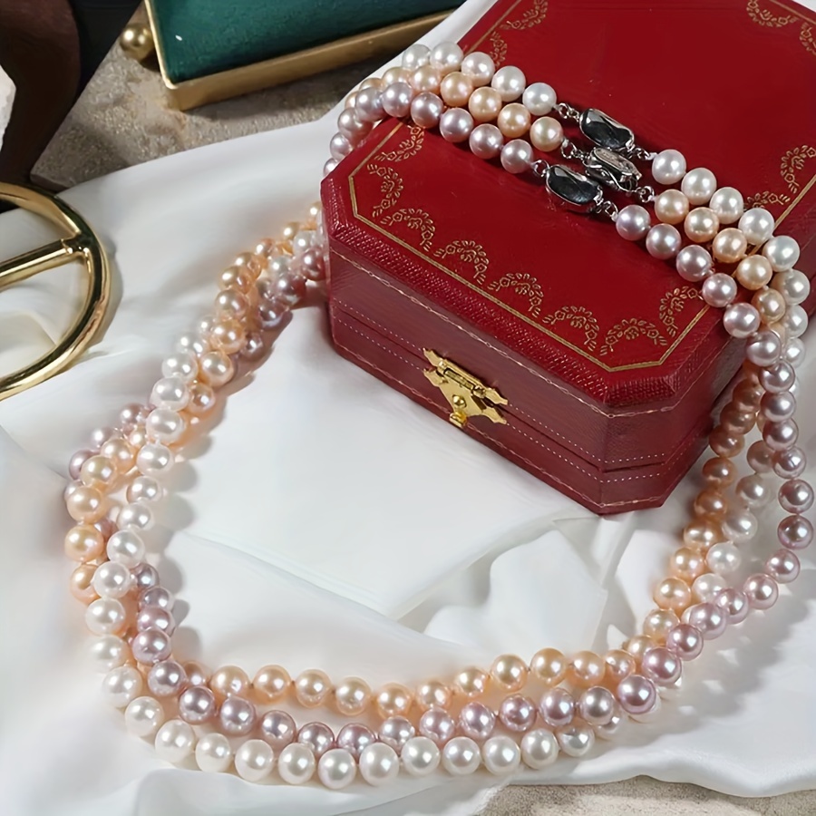 Handmade Baroque Pearl Pendant Necklace Jewelry Accessories Gifts for Women Men