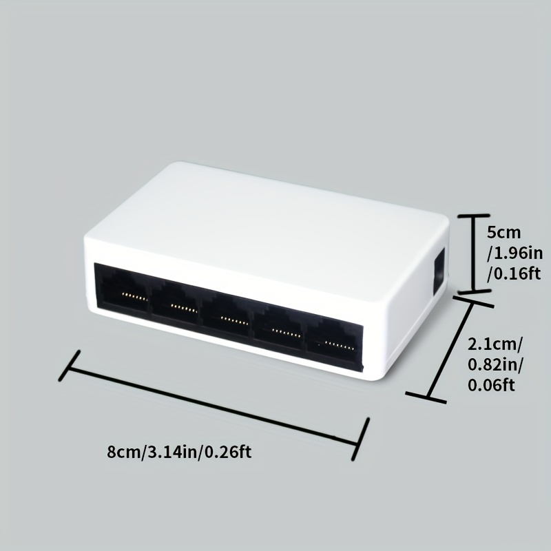5/8 Port 1000M Gigabit Switch Ethernet Smart Switcher RJ45 Hub Internet  Splitter