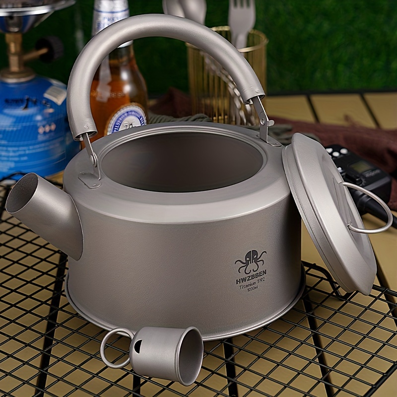 Hwzbben Pure Titanium Outdoor Kettle Lightweight And Durable - Temu