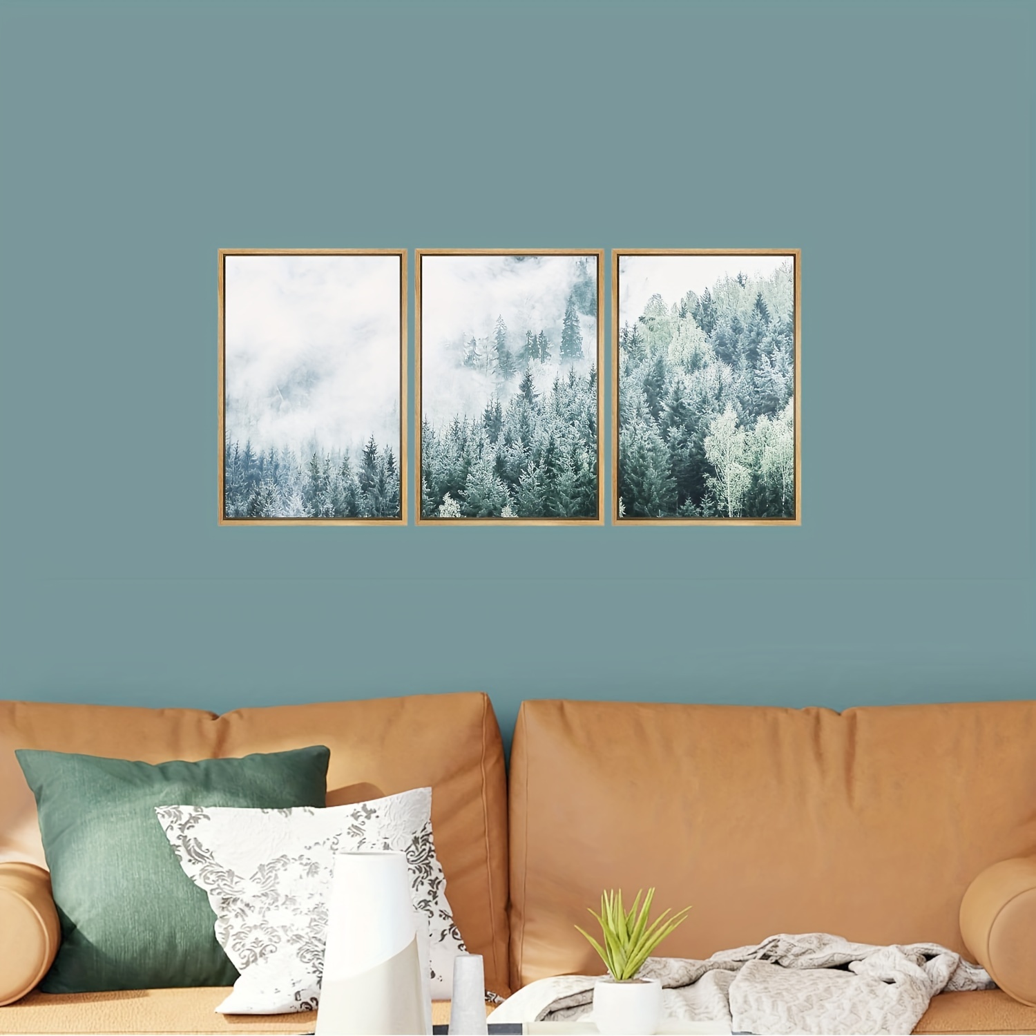 Calm office decor, set of 3 wall art prints