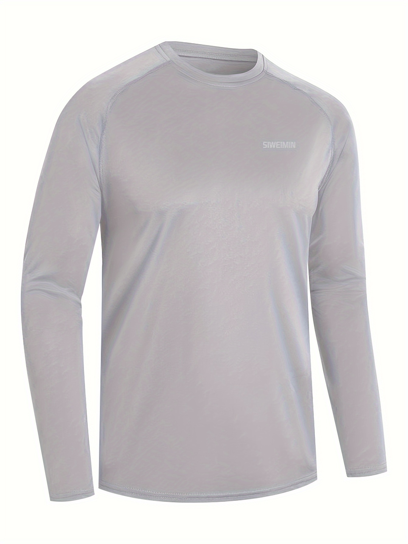 Scattered Gray SPF50 Long Sleeve Sun Shirt - Mens Long Sleeve Tee