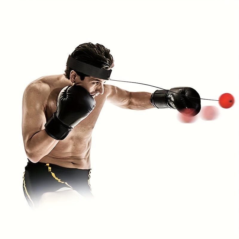 Boxing Reflex Ball For Hand Eye Coordination, Boxing Equipment For Training  At Home, Double End Punching Ball, Workout For Adults & Kids Indoor, No Ha