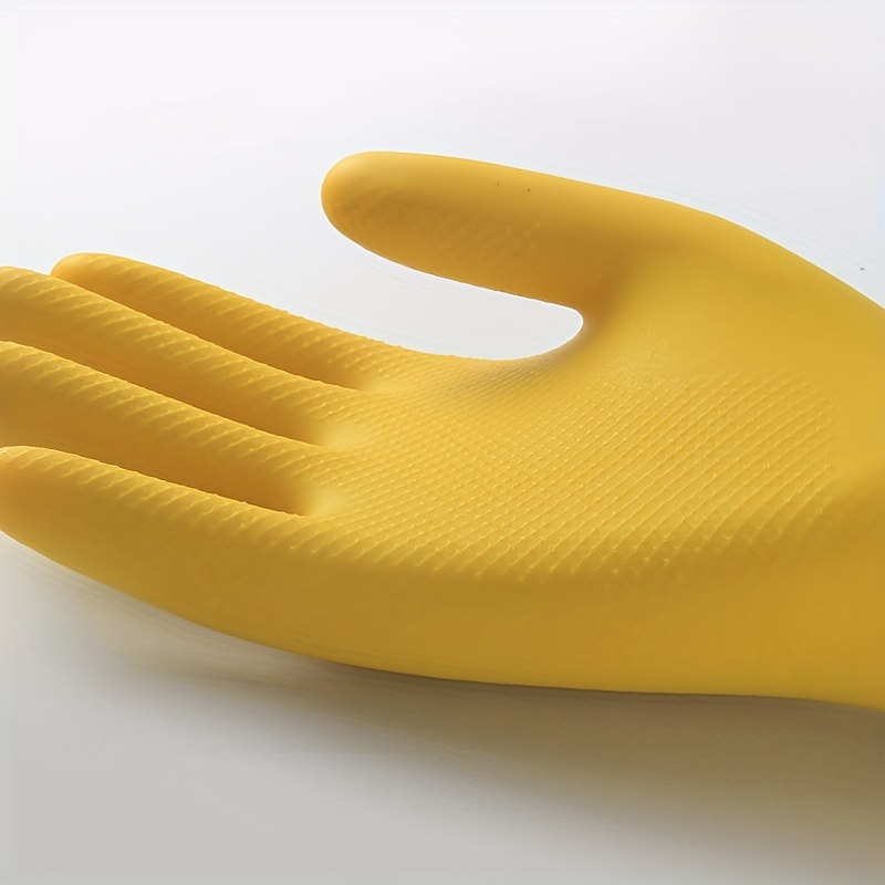 Gants de ménage caoutchouc jaune