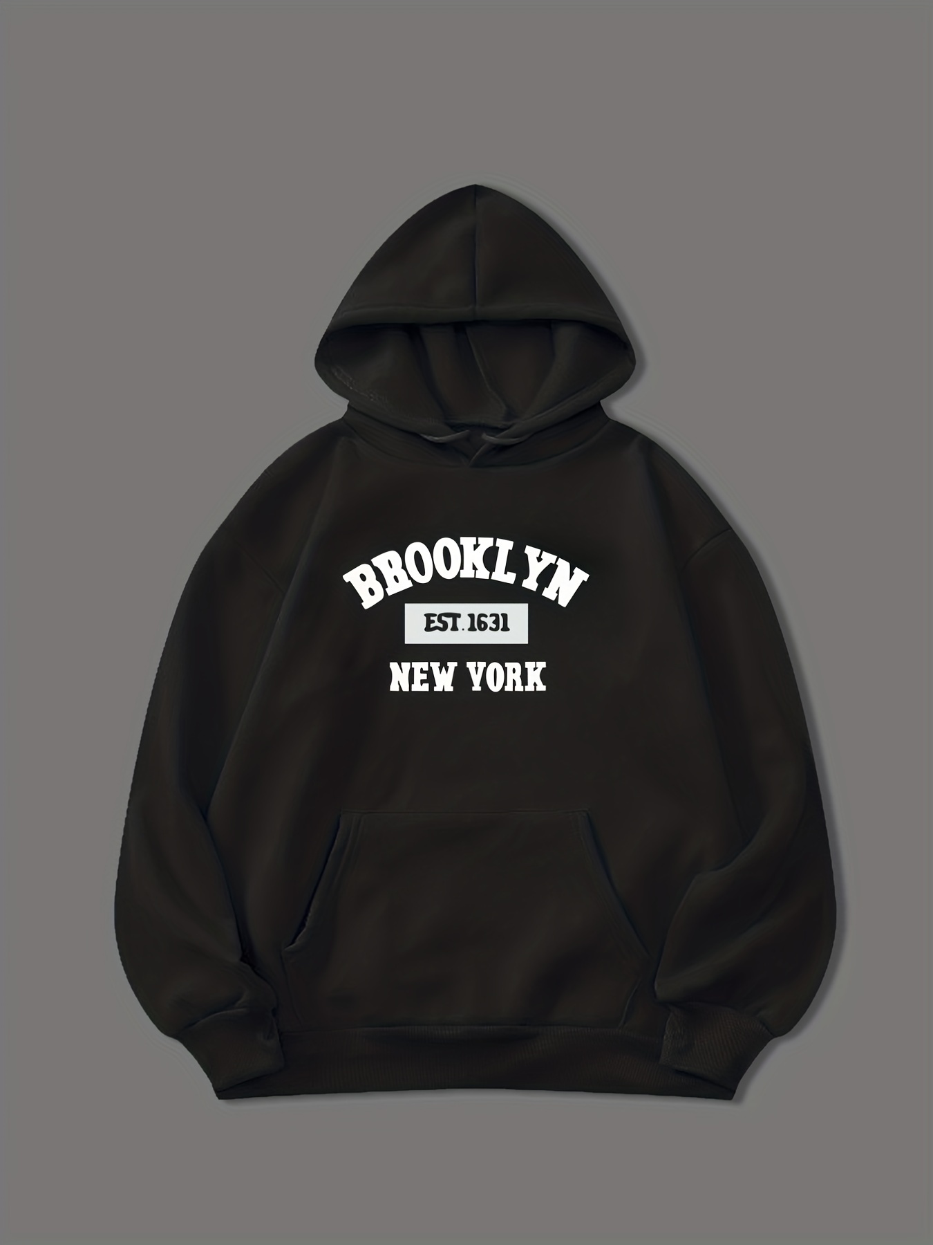 NEW YORK HOODY - Sweatshirt - black