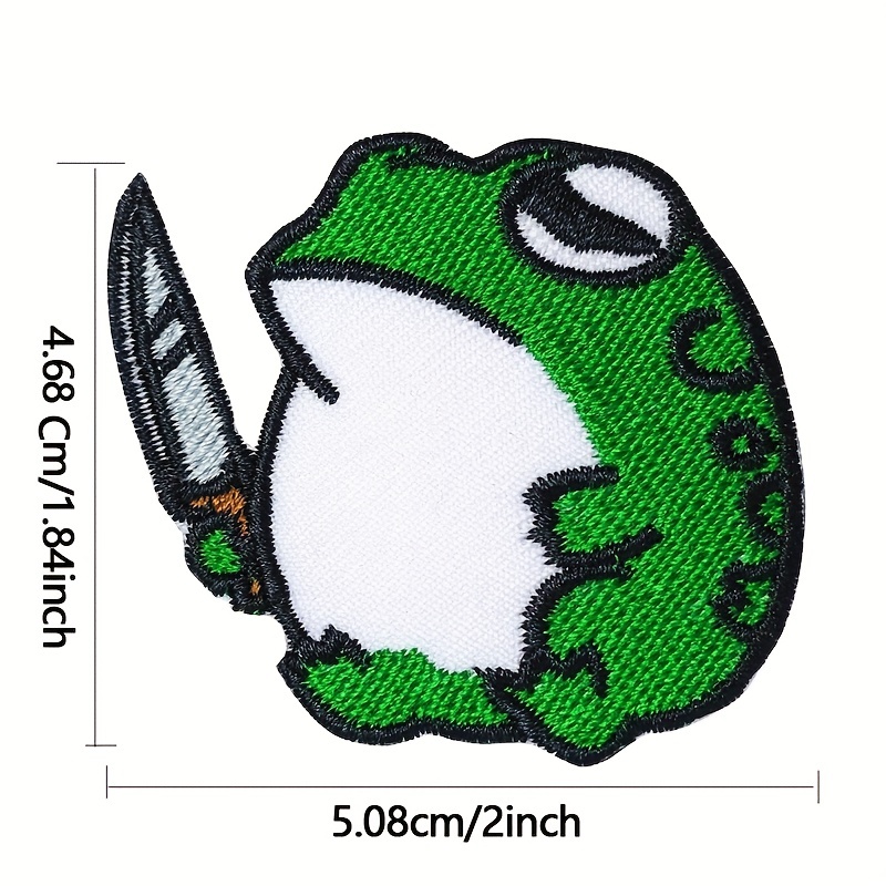 2pcs/set Diy Embroidered Iron-on Patch Stickers For Clothes, Pants