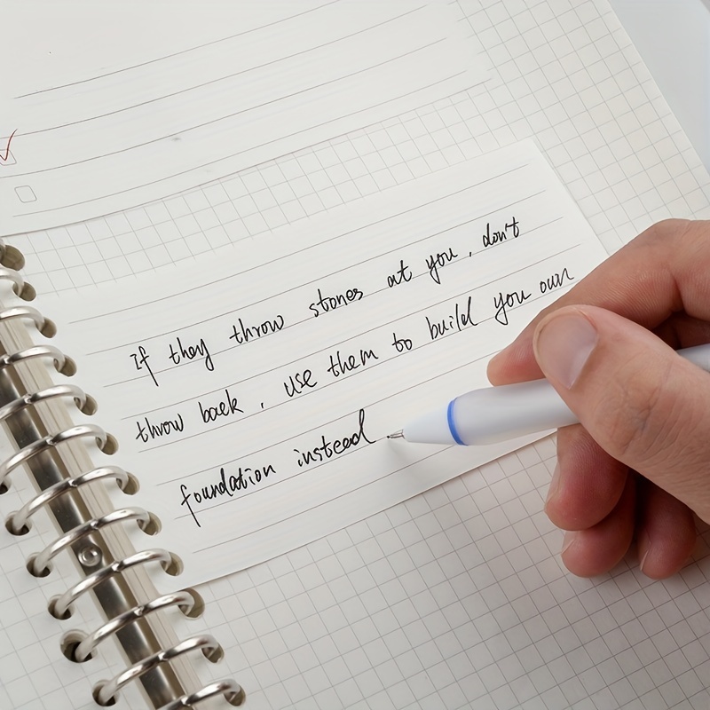 5-Hole Loose Leaf Paper Refill Memo Pad Clip Notebook