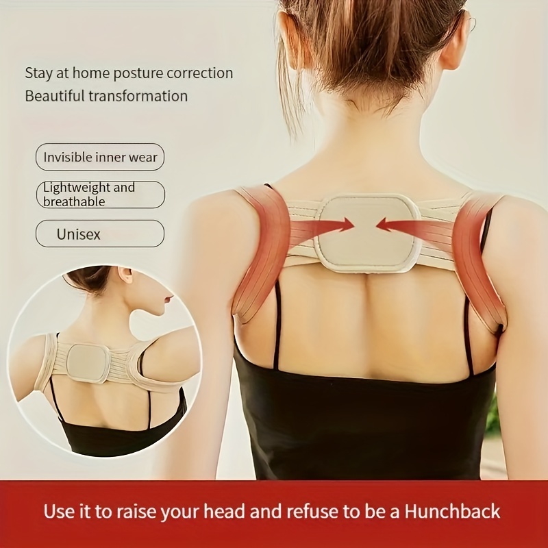 Posture Hunchback Corrector Women Men Adjustable Breathable - Temu