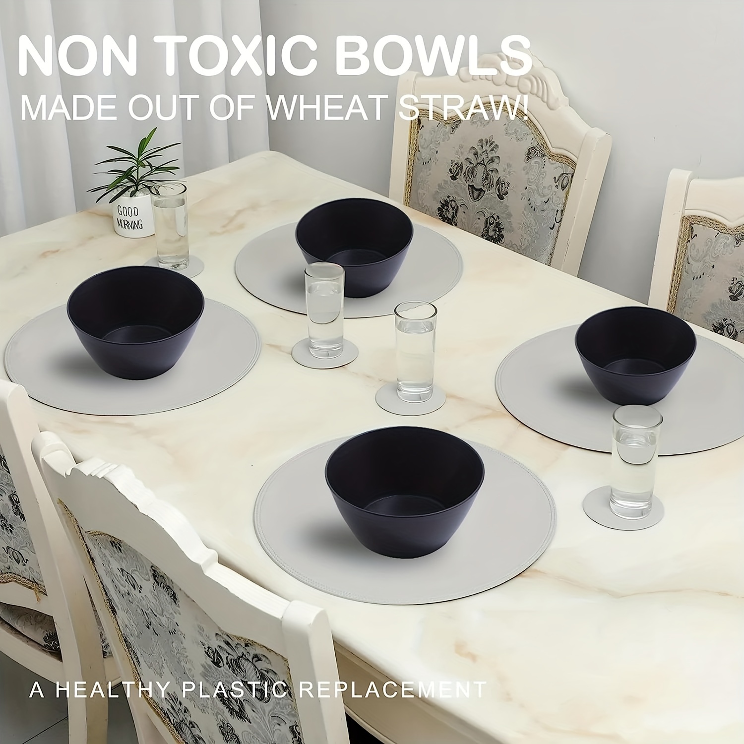 Cereal Bowls unbreakable Wheat Straw Bows Microwave - Temu